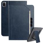 For Xiaomi Pad 5 / 5 Pro Multifunctional Wristband Leather Tablet Case(Dark Blue)