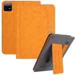 For Xiaomi Pad 6 / 6 Pro 11 Multifunctional Wristband Leather Tablet Case(Yellow)