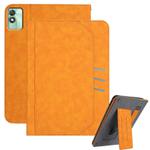 For Techo Megapad 11 2024 Multifunctional Wristband Leather Tablet Case(Yellow)