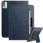 For Techo Megapad 11 2024 Multifunctional Wristband Leather Tablet Case(Dark Blue)