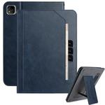 For Infinix XPad 11 2024 Multifunctional Wristband Leather Tablet Case(Dark Blue)