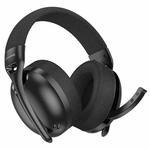 Borofone BO30 Magic Light Head-mounted Bluetooth 5.4 Wireless Headphones with Microphone(Black)