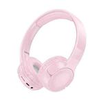 Borofone BO32 Show Head-mounted Bluetooth 5.4 Wireless Headphones(Pink)