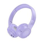 Borofone BO32 Show Head-mounted Bluetooth 5.4 Wireless Headphones(Purple)