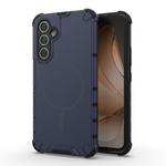 For Samsung Galaxy A54 5G Grating Solid Color MagSafe Magnetic Phone Case(Dark Blue)