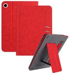 For Samsung Galaxy Tab A9 Multifunctional Wristband Leather Tablet Case(Red)