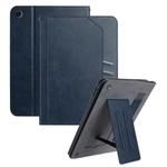 For Samsung Galaxy Tab A9+ Multifunctional Wristband Leather Tablet Case(Dark Blue)