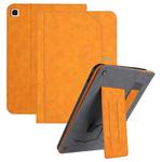 For Samsung Galaxy Tab S6 Lite 10.4 Multifunctional Wristband Leather Tablet Case(Yellow)