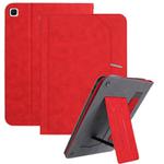 For Samsung Galaxy Tab S6 Lite 10.4 Multifunctional Wristband Leather Tablet Case(Red)