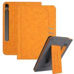 For Samsung Galaxy Tab S10 / S10 FE Multifunctional Wristband Leather Tablet Case(Yellow)