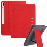 For Samsung Galaxy Tab S10+ / S9+ Multifunctional Wristband Leather Tablet Case(Red)