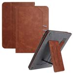 For Samsung Galaxy Tab Active5 2024 Multifunctional Wristband Leather Tablet Case(Brown)