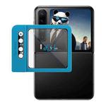 For Huawei Pura X 1 Sets imak Lens Film + Glass Rear Screen Sticker Black Version, Self-positioning Version