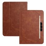 10 inch Multifunctional Wristband Leather Tablet Case(Brown)