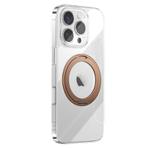 For iPhone 16 Pro Max JOYROOM JR-16JL6 Ultra-Thin Magnetic Phone Case with 360 Rotatable Ring(Gold)