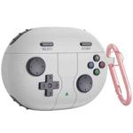For Beats Studio Buds+ Retro Game Console Style Silicone Earbuds Case(Grey)
