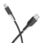 Borofone BX119 New 60W USB-C / Type-C to USB-C / Type-C Fast Charge Data Cable, Length:1m(Black)