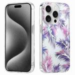 For iPhone 16 Pro Electroplated Symphony Phone Case(Feather)