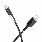 Borofone BX119 New PD27W USB-C / Type-C to 8 Pin Fast Charge Data Cable, Length:1m(Black)
