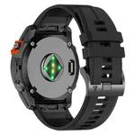 For Garmin 22mm Official Quick Release Silicone Watch Band(Black)