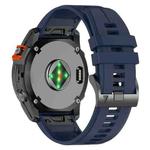 For Garmin 22mm Official Quick Release Silicone Watch Band(Dark Blue)