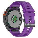 For Garmin 22mm Official Quick Release Silicone Watch Band(Purple)