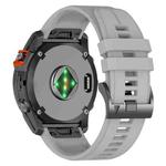 For Garmin 26mm Official Quick Release Silicone Watch Band(Grey)