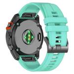 For Garmin 26mm Official Quick Release Silicone Watch Band(Teal)