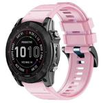 For Garmin 22mm Official Quick Release Silicone Watch Band(Pink)