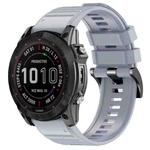 For Garmin 26mm Official Quick Release Silicone Watch Band(Grey)