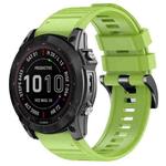 For Garmin 26mm Official Quick Release Silicone Watch Band(Lime)