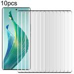 For Honor Magic5 Lite 10pcs Edge Glue 9H HD 3D Curved Edge Tempered Glass Film