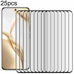 For Honor 200 25pcs Full Glue 9H HD 3D Curved Edge Tempered Glass Film