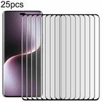 For Honor Magic7 Lite 25pcs Full Glue 9H HD 3D Curved Edge Tempered Glass Film