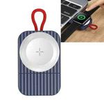 ROCK W26 Portable Magnetic Wireless Charger for Apple Watch Type-C Interface(Blue)