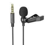 Borofone BFK11 Elegant 3.5mm Lavalier Microphone(Black)