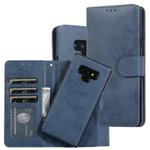 For Samsung Galaxy Note9 Retro 2 in 1 Detachable Magnetic Horizontal Flip TPU + PU Leather Case with Holder & Card Slots & Photo Frame & Wallet(Dark Blue)