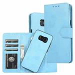 For Samsung Galaxy S8+ Retro 2 in 1 Detachable Magnetic Horizontal Flip TPU + PU Leather Case with Holder & Card Slots & Photo Frame & Wallet(Sky Blue)