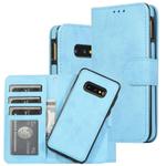 For Samsung Galaxy S10e Retro 2 in 1 Detachable Magnetic Horizontal Flip TPU + PU Leather Case with Holder & Card Slots & Photo Frame & Wallet(Sky Blue)