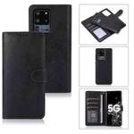 For Samsung Galaxy S20 Ultra Retro 2 in 1 Detachable Magnetic Horizontal Flip TPU + PU Leather Case with Holder & Card Slots & Photo Frame & Wallet(Black)