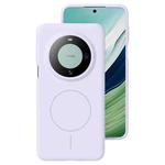 For Huawei Mate 60 Liquid Silicone Thin Circle MagSafe Phone Case(Light Purple)