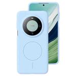 For Huawei Mate 60 Liquid Silicone Thin Circle MagSafe Phone Case(Sky Blue)