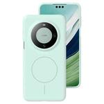 For Huawei Mate 60 Pro / 60 Pro+ Liquid Silicone Thin Circle MagSafe Phone Case(Mint Green)