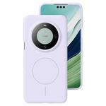 For Huawei Mate 60 Pro / 60 Pro+ Liquid Silicone Thin Circle MagSafe Phone Case(Light Purple)