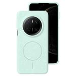 For Huawei Mate 70 Liquid Silicone Thin Circle MagSafe Phone Case(Mint Green)