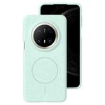 For Huawei Mate 70 Pro / 70 Pro+ Liquid Silicone Thin Circle MagSafe Phone Case(Mint Green)