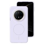 For Huawei Mate 70 Pro / 70 Pro+ Liquid Silicone Thin Circle MagSafe Phone Case(Light Purple)