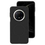 For Huawei Mate 70 Pro / 70 Pro+ Liquid Silicone Thin Circle MagSafe Phone Case(Black)