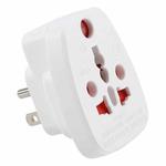 WSA-6 US / JP Plug Global Travel Universal Adapter with Safety Shutter(White)