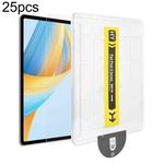 For Honor Pad V8 11 inch 25pcs Dust-Free Easy Install HD Tempered Glass Film